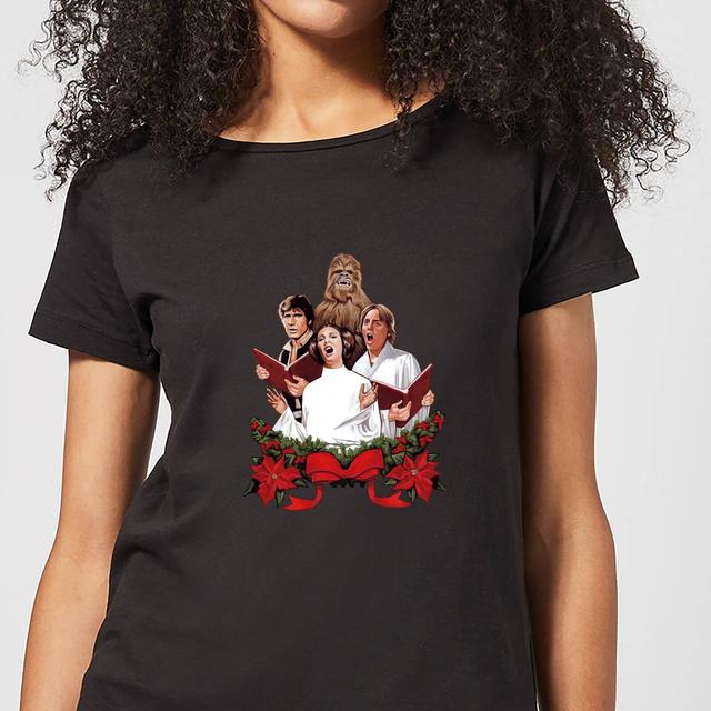 Star Wars Jedi Carols Women's Christmas T-Shirt - Black - XXL on Productcaster.