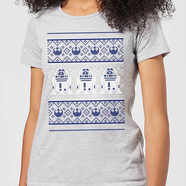 Camiseta de Navidad para mujer R2-D2 Knit de Star Wars - Gris - XS on Productcaster.