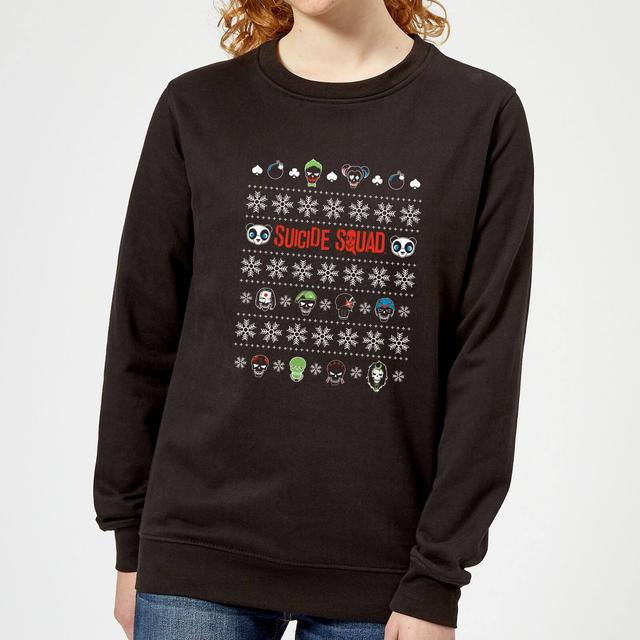 DC Suicide Squad Women's Christmas Jumper - Black - 3XL - Black on Productcaster.