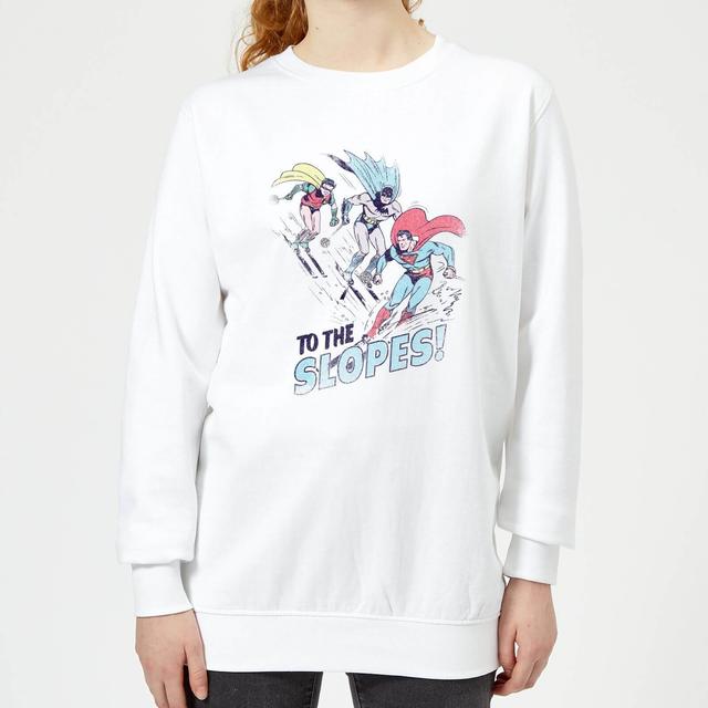 DC To The Slopes! Women's Christmas Jumper - White - XL on Productcaster.