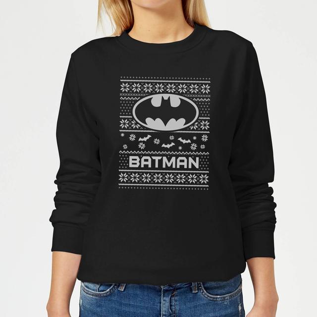 DC Batman Damen Weihnachtspullover - Schwarz - XXL on Productcaster.