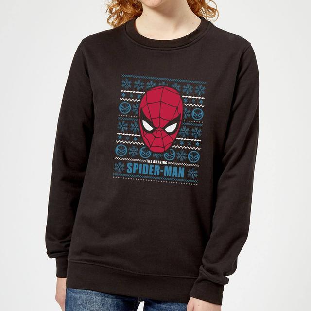 Marvel Spider-Man Women's Christmas Jumper - Black - 3XL - Black on Productcaster.