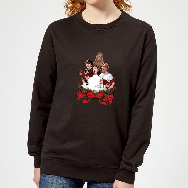 Star Wars Jedi Carols Women's Christmas Jumper - Black - XXL on Productcaster.