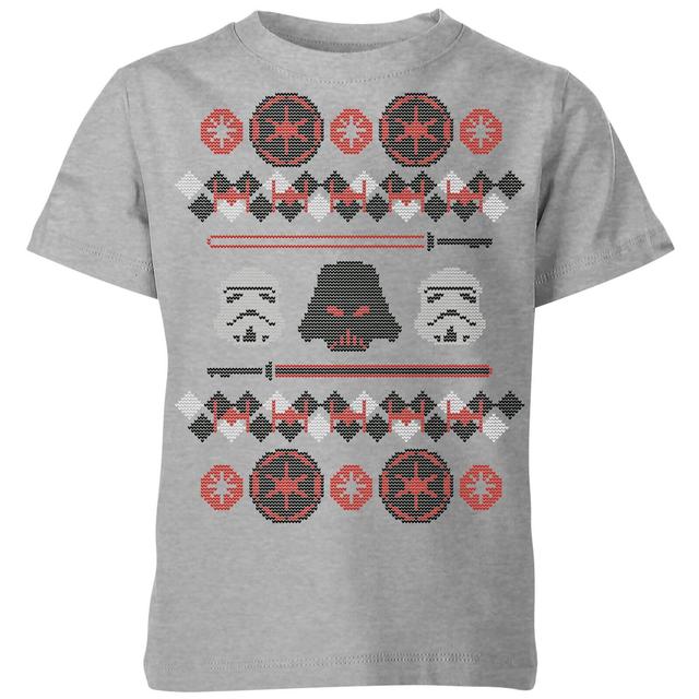 Camiseta de Navidad Empire Knit para niño de Star Wars - Gris - 3-4 años - Gris on Productcaster.