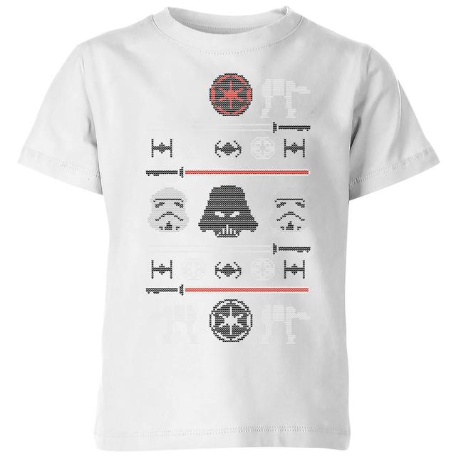 Camiseta navideña Imperial Knit para niño de Star Wars - Blanco - 3-4 años - Blanco on Productcaster.