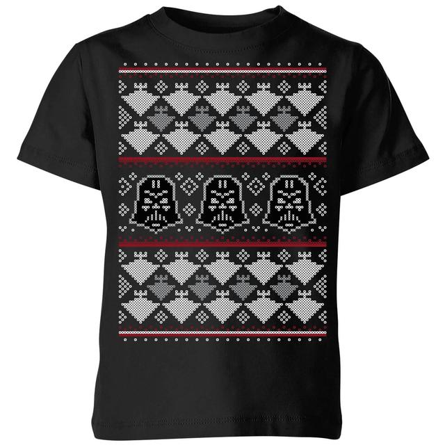 Star Wars Imperial Darth Vader Kids' Christmas T-Shirt - Black - 7-8 Jahre on Productcaster.