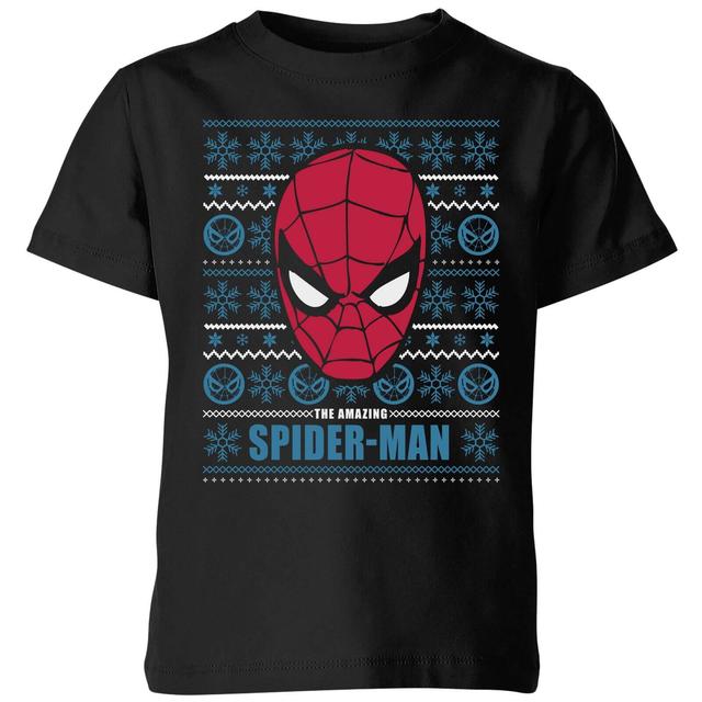 Camiseta de Navidad para niño Marvel Spider-Man - Negro - 9-10 años on Productcaster.