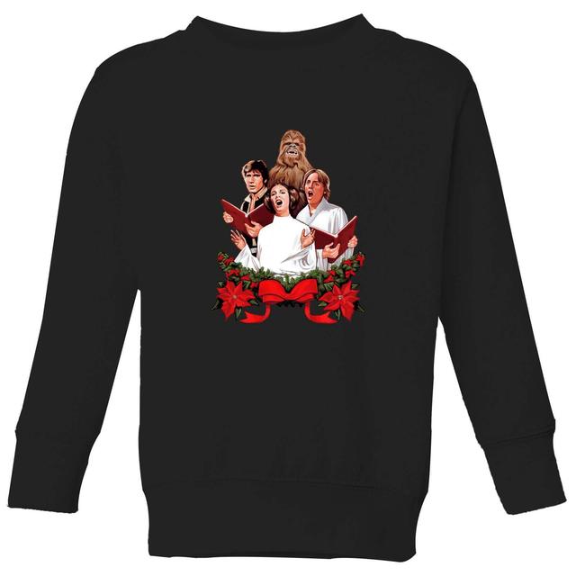 Star Wars Jedi Carols Kids' Christmas Jumper - Black - 11-12 Years on Productcaster.