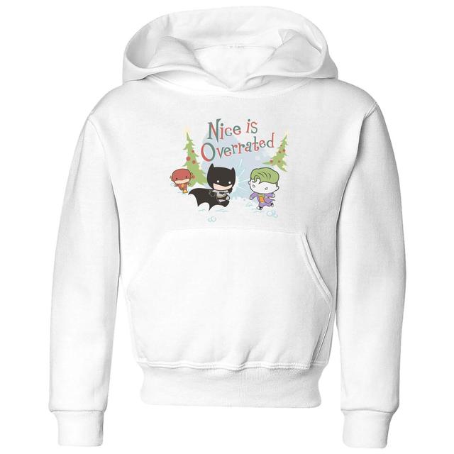 DC Nice Is Overrated Kinder Christmas Hoodie - Weiß - 5-6 Jahre - Weiß on Productcaster.