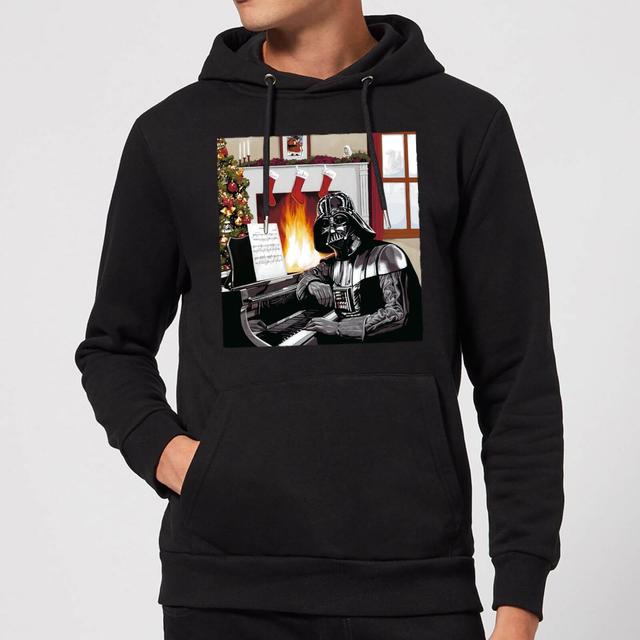 Star Wars Darth Vader Piano Player Christmas Hoodie - Black - XXL on Productcaster.