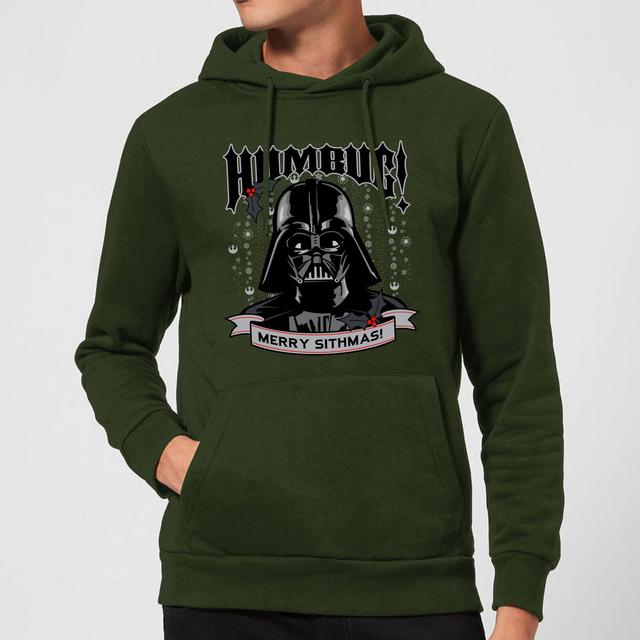 Star Wars Darth Vader Humbug Christmas Hoodie - Forest Green - M on Productcaster.