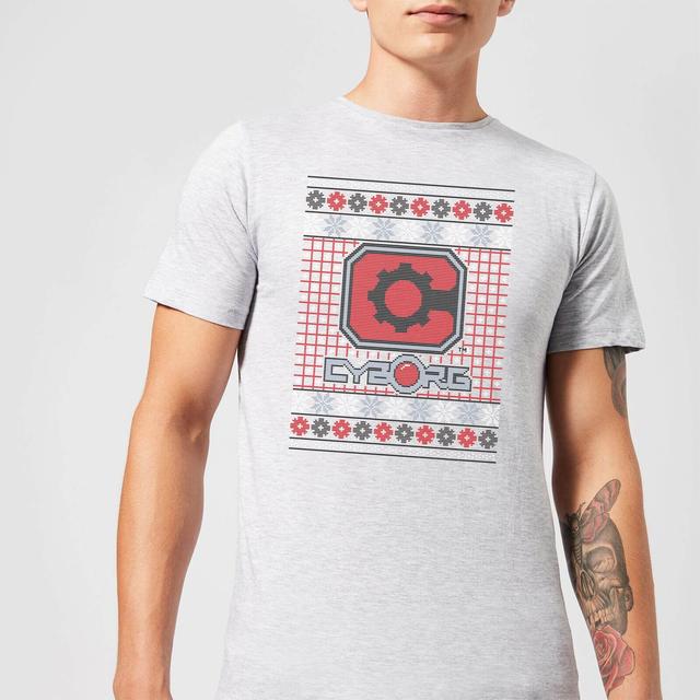 DC Cyborg Knit Herren Christmas T-Shirt - Grau - L - Grau on Productcaster.