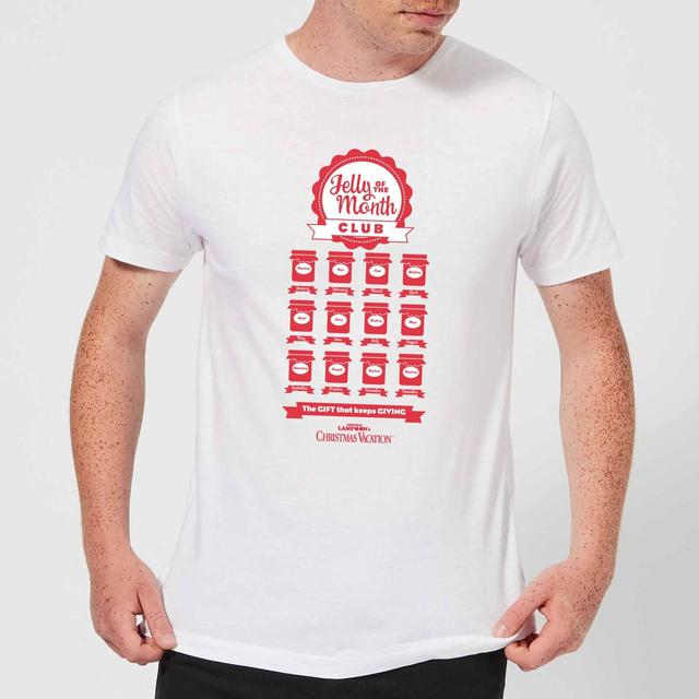 National Lampoon Jelly Of The Month Club Men's Christmas T-Shirt - White - L on Productcaster.