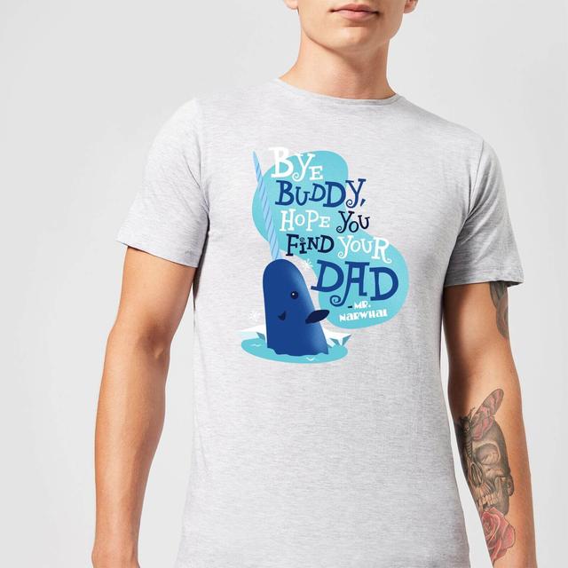 Elf Bye Buddy Herren Christmas T-Shirt - Grau - XXL on Productcaster.