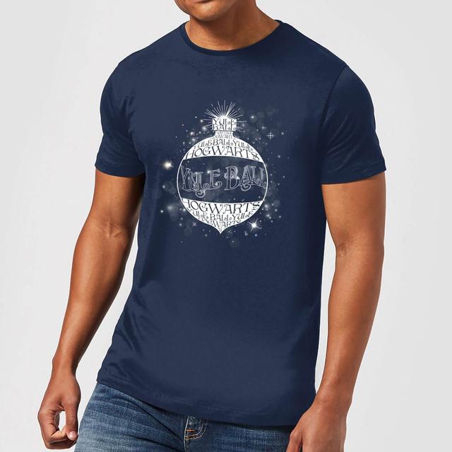 Camiseta navideña Yule Ball Baubel para hombre de Harry Potter - Azul marino - XXL on Productcaster.