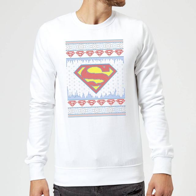 DC Supergirl Knit Maglione Natalizio - Bianco - XXL - Bianco on Productcaster.