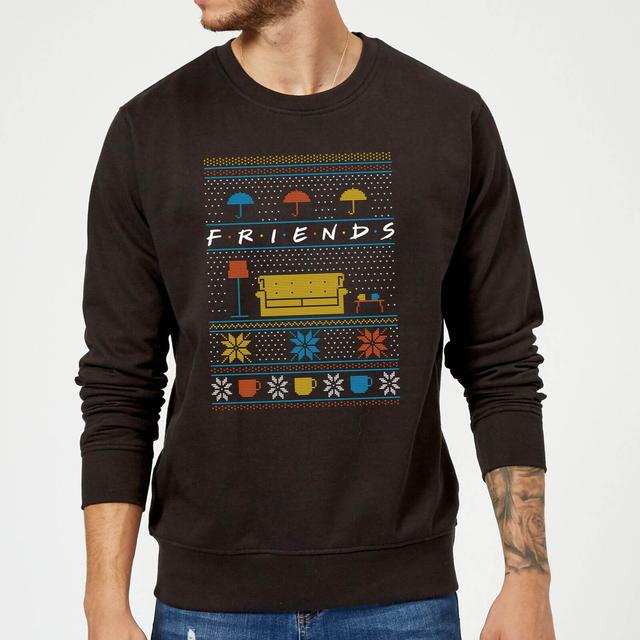 Friends Sofa Knit - Sudadera Navideña Negra - S on Productcaster.