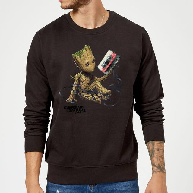 Guardians Of The Galaxy Groot Tape Christmas Jumper - Black - 4XL on Productcaster.