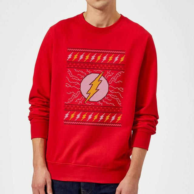 DC Flash Knit Christmas Jumper - Red - XL on Productcaster.