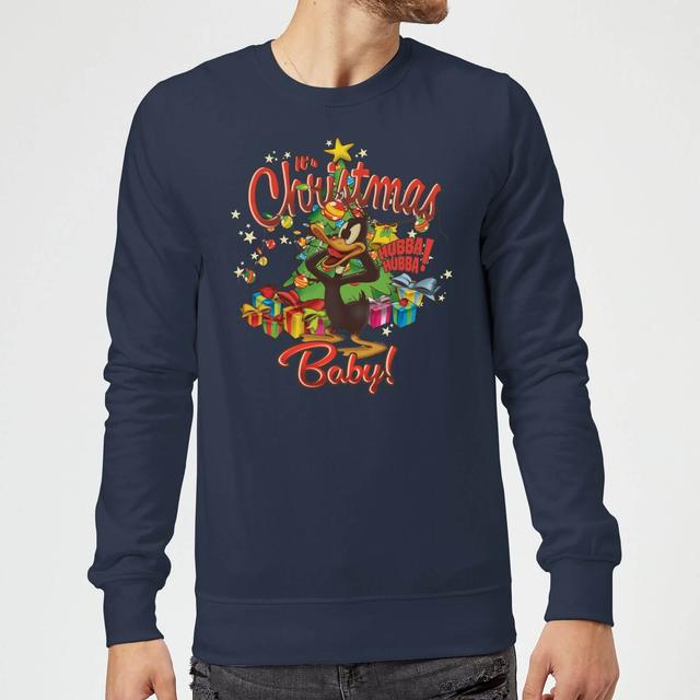 Looney Tunes Its Christmas Baby Christmas Jumper - Navy - L on Productcaster.