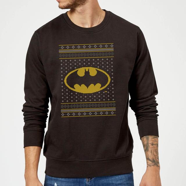 DC Batman Knit Weihnachtspullover - Schwarz - XXL on Productcaster.