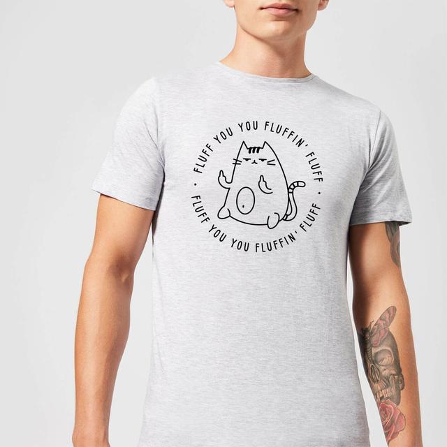 Fluff You Men's T-Shirt - Grey - M - Grau on Productcaster.