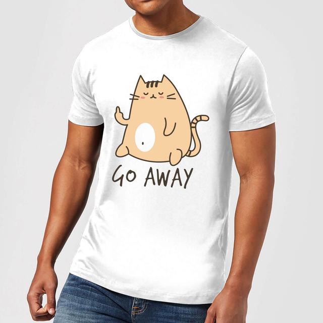 Go Away Men's T-Shirt - White - S - Weiß on Productcaster.