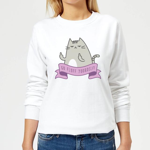 Go Fluff Yourself! Women's Sweatshirt - White - XS - Weiß on Productcaster.