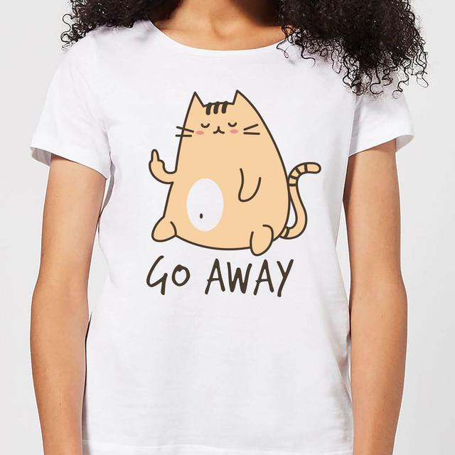 Go Away Women's T-Shirt - White - M - Weiß on Productcaster.