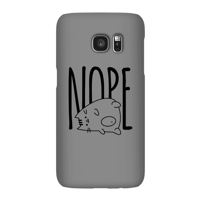 Nope Phone Case for iPhone and Android - Samsung S7 - Snap Hülle Matt on Productcaster.