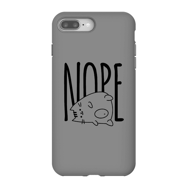 Nope Phone Case for iPhone and Android - iPhone 8 Plus - Tough Hülle Matt on Productcaster.