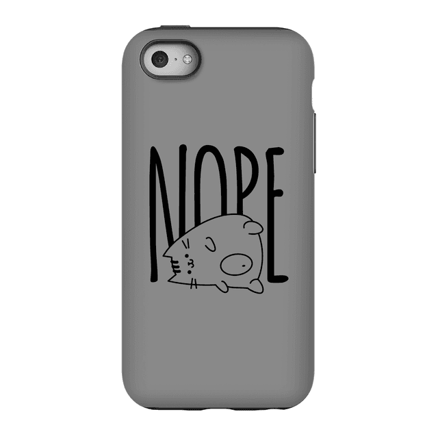 Nope Phone Case for iPhone and Android - iPhone 5C - Tough Case - Gloss on Productcaster.