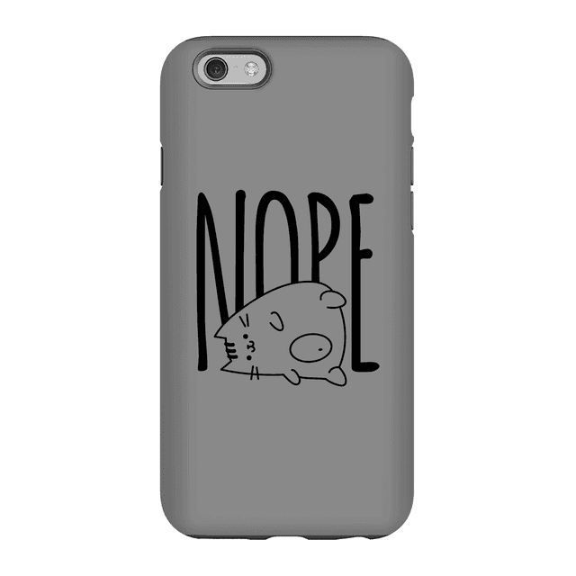 Nope Phone Case for iPhone and Android - iPhone 6 - Tough Hülle Glänzend on Productcaster.