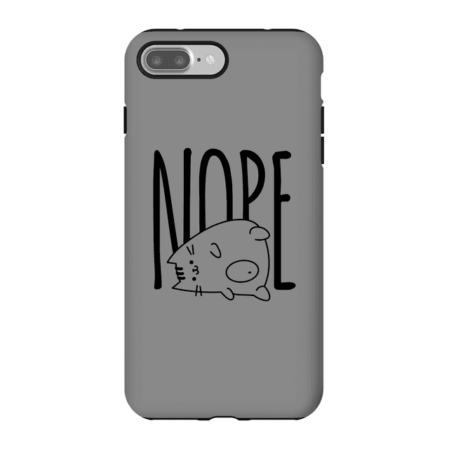 Nope Phone Case for iPhone and Android - iPhone 7 Plus - Tough Hülle Glänzend on Productcaster.