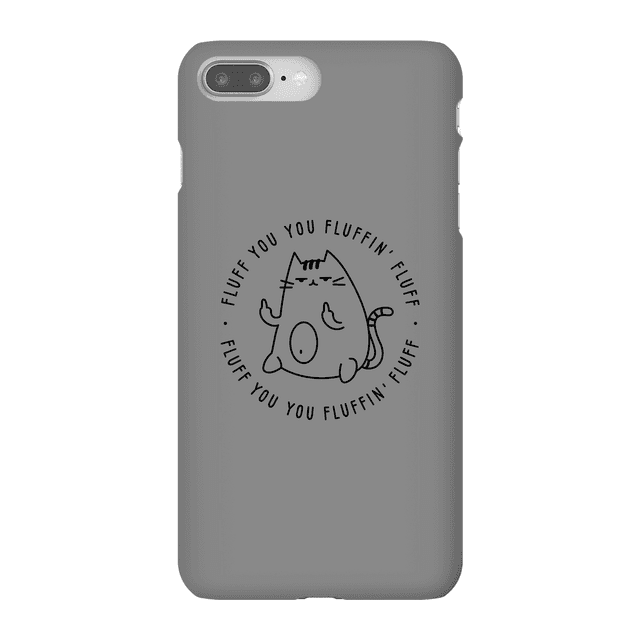 Fluff You Phone Case for iPhone and Android - iPhone 8 Plus - Snap Hülle Matt on Productcaster.