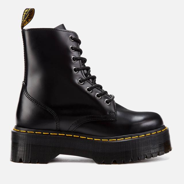 Dr. Martens Jadon Polished Smooth Leather 8-Eye Boots - Black - UK 7 on Productcaster.