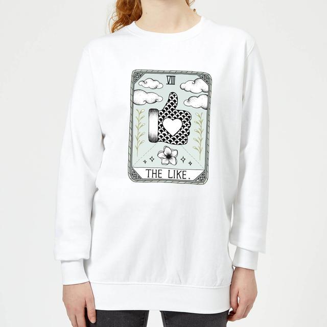 Barlena The Like Women's Sweatshirt - White - M - White on Productcaster.