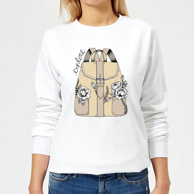 Barlena Explore Women's Sweatshirt - White - L - White on Productcaster.