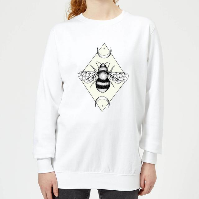 Barlena Bee Confident Women's Sweatshirt - White - XL - Weiß on Productcaster.