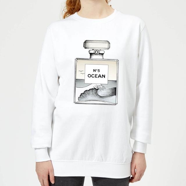 Barlena Ocean No5 Women's Sweatshirt - White - XL - Weiß on Productcaster.