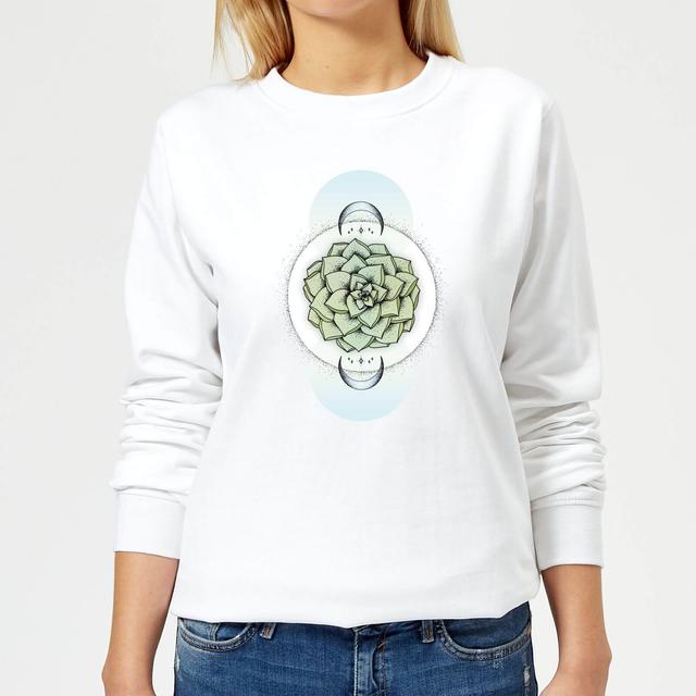 Barlena Sempervivum Women's Sweatshirt - White - XL - Weiß on Productcaster.