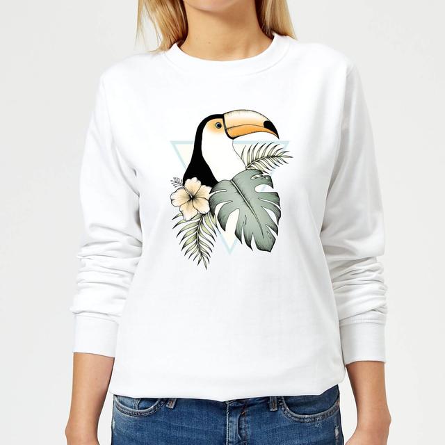 Barlena Toucan Women's Sweatshirt - White - S - Weiß on Productcaster.