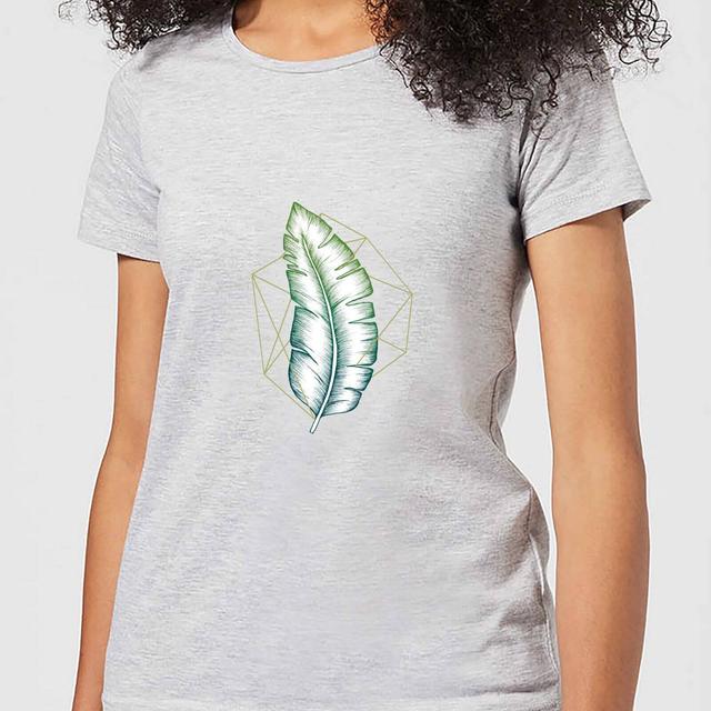 Barlena Geometry and Nature Women's T-Shirt - Grey - S - Grau on Productcaster.