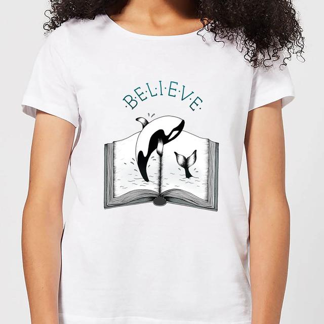 Barlena Believe Women's T-Shirt - White - XL - Weiß on Productcaster.