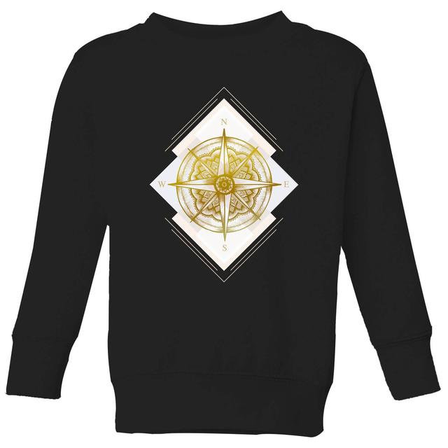 Barlena Compass Kids' Sweatshirt - Black - 7-8 Jahre - Schwarz on Productcaster.