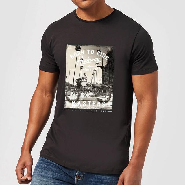 Born To Ride Men's T-Shirt - Black - XS on Productcaster.