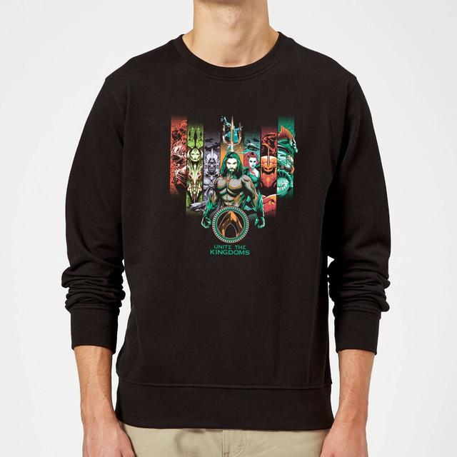 Sudadera DC Comics Aquaman Unite The Kingdoms - Hombre - Negro - XL - Negro on Productcaster.