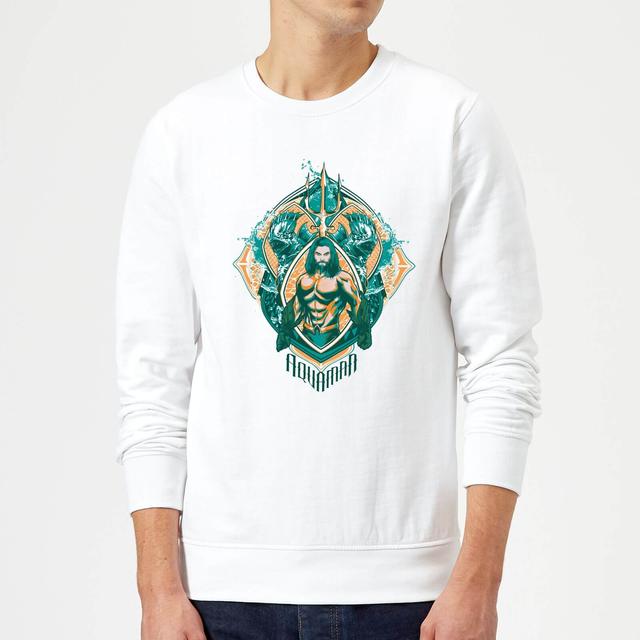 Aquaman Seven Kingdoms Sweatshirt - White - L on Productcaster.