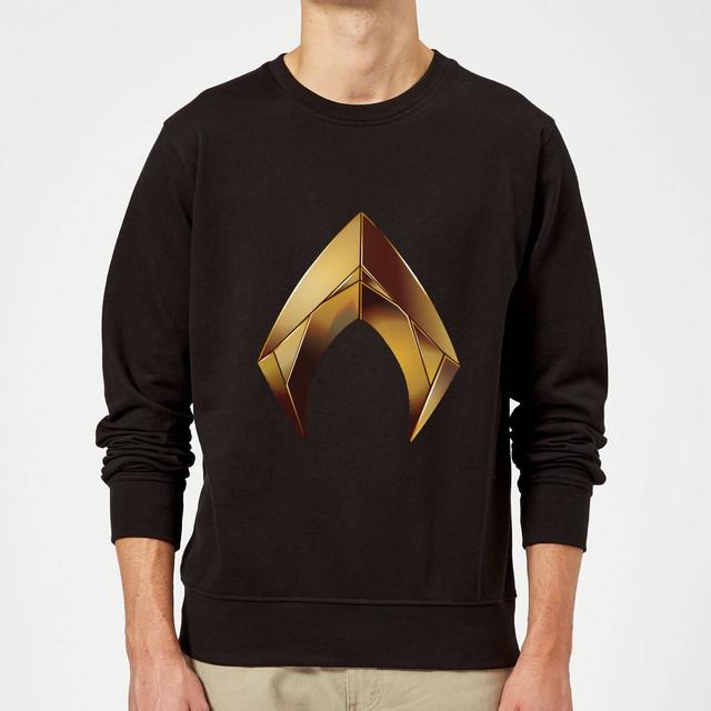 Sudadera DC Comics Aquaman Symbol - Hombre - Negro - L - Negro on Productcaster.