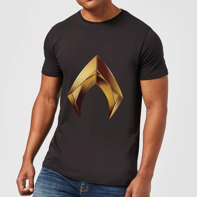 Aquaman Symbol Men's T-Shirt - Black - L on Productcaster.